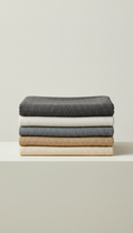 Khaddar natural fiber fabric stack