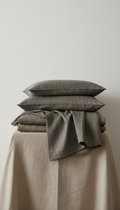 Charcoal Thread Premium Linen Set