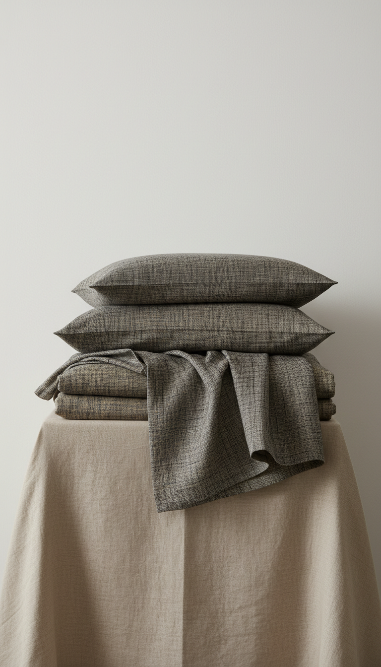 Charcoal Thread Premium Linen Set