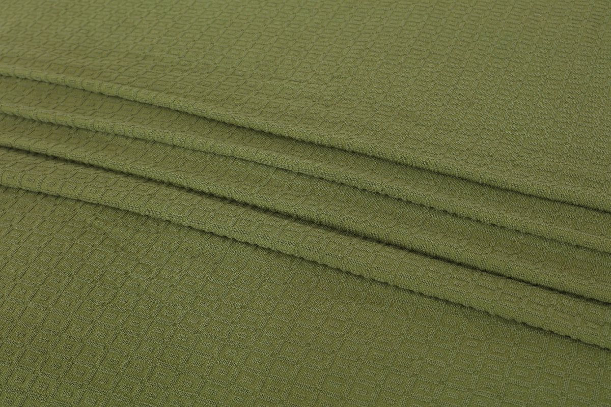 Waffles Terry Cotton Thermal Blanket