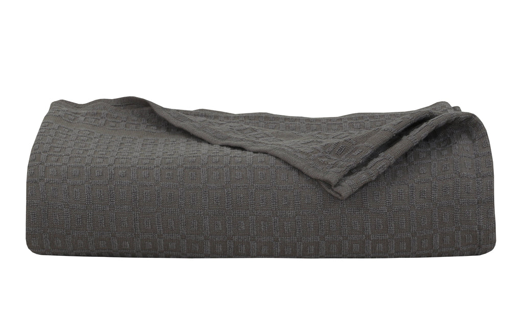 Waffles Terry Cotton Thermal Blanket
