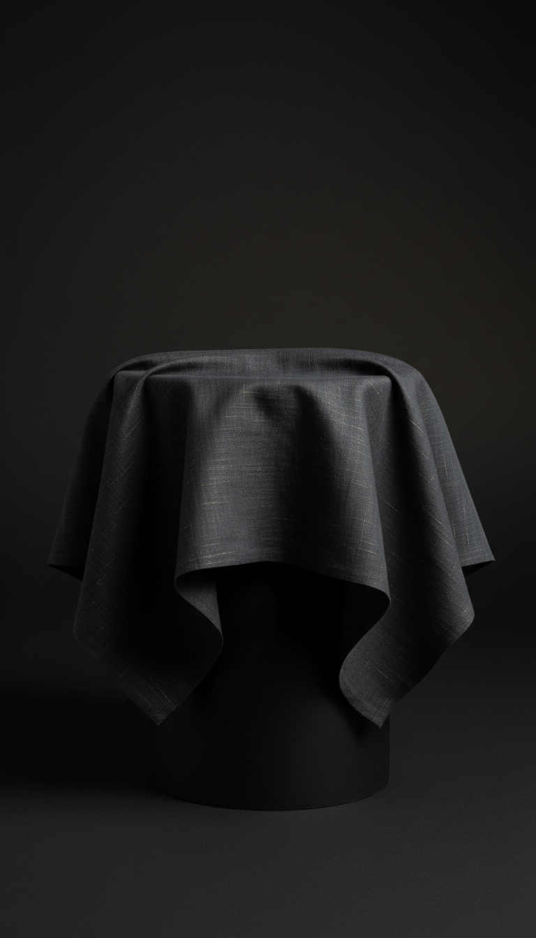 Charcoal Slate Egyptian Cotton Shirting
