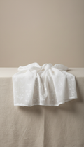 Dew White Cotton Lawn With Subtle Motifs
