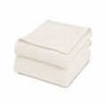 Waffle Cotton Thermal Blanket - Ivory