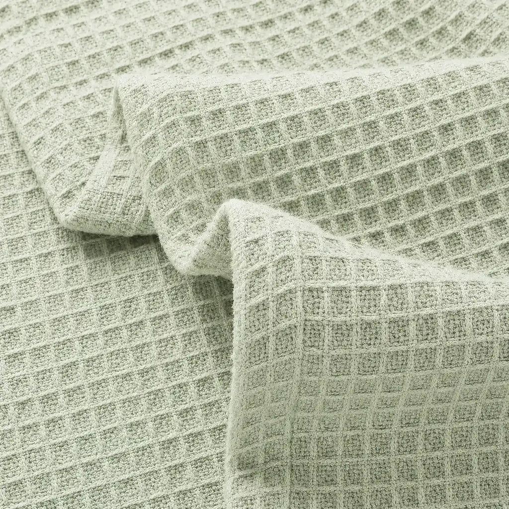 Waffle Thermal Blanket With Pillow King Size