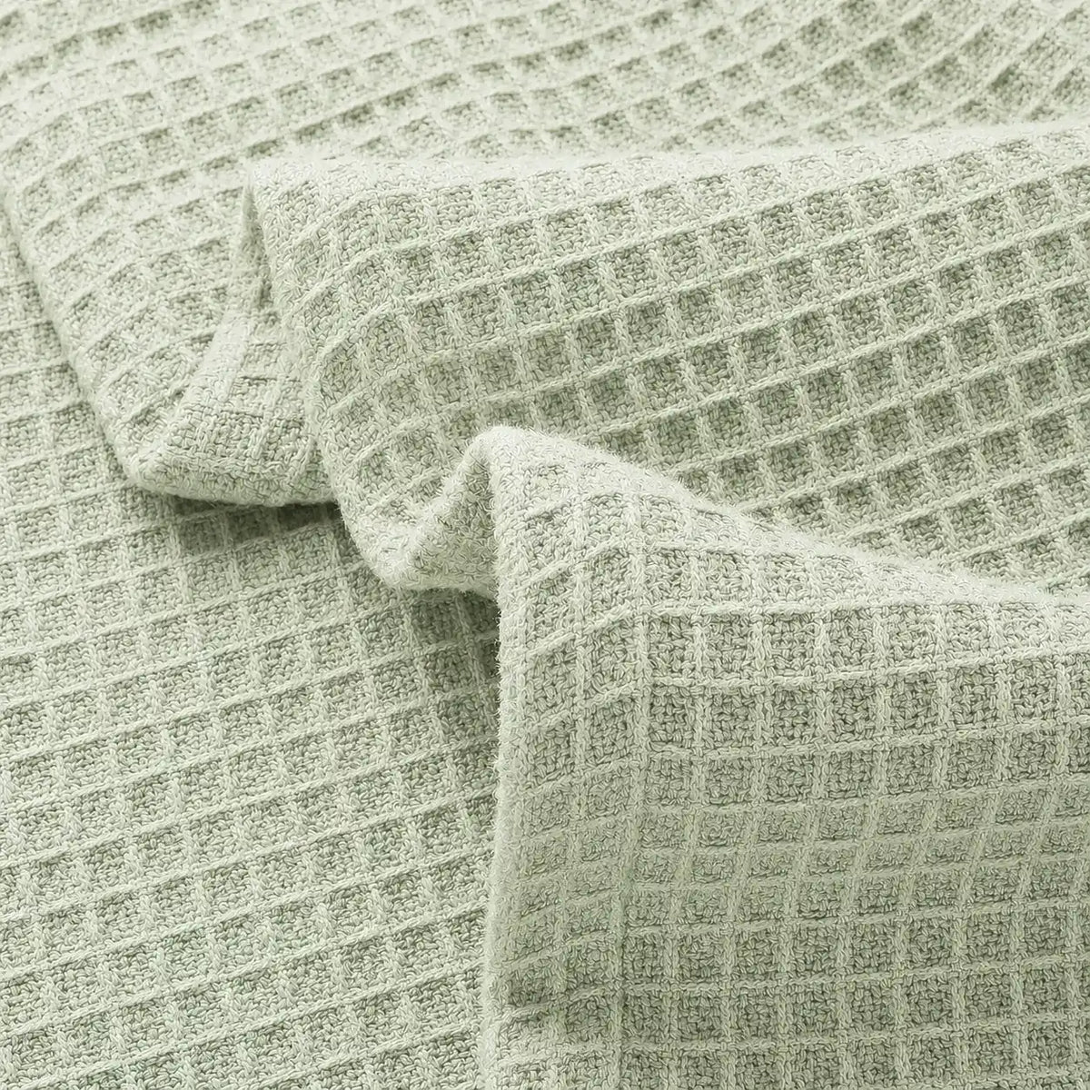 Waffle Thermal Blanket With Pillow King Size