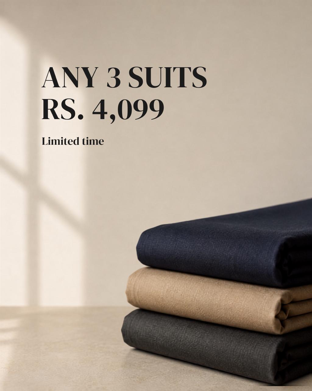 Any 3 Boski Suits | Assorted Bundle