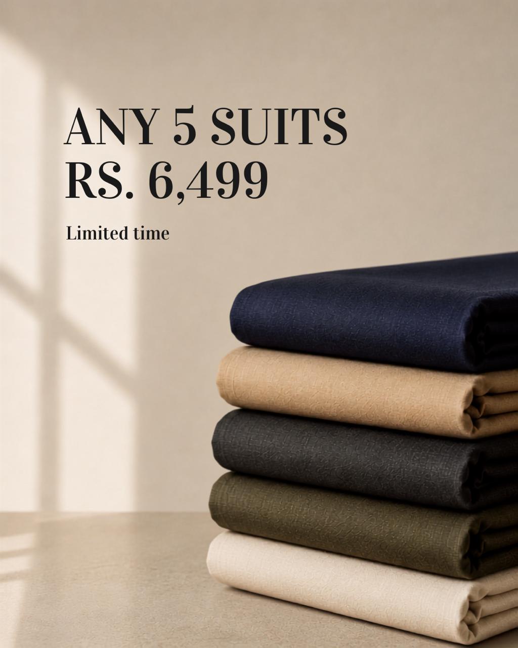 Any 5 Boski Suits | Assorted Bundle