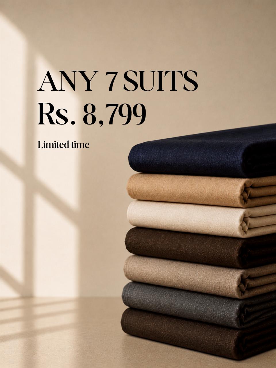 Any 7 Boski Suits | Assorted Bundle