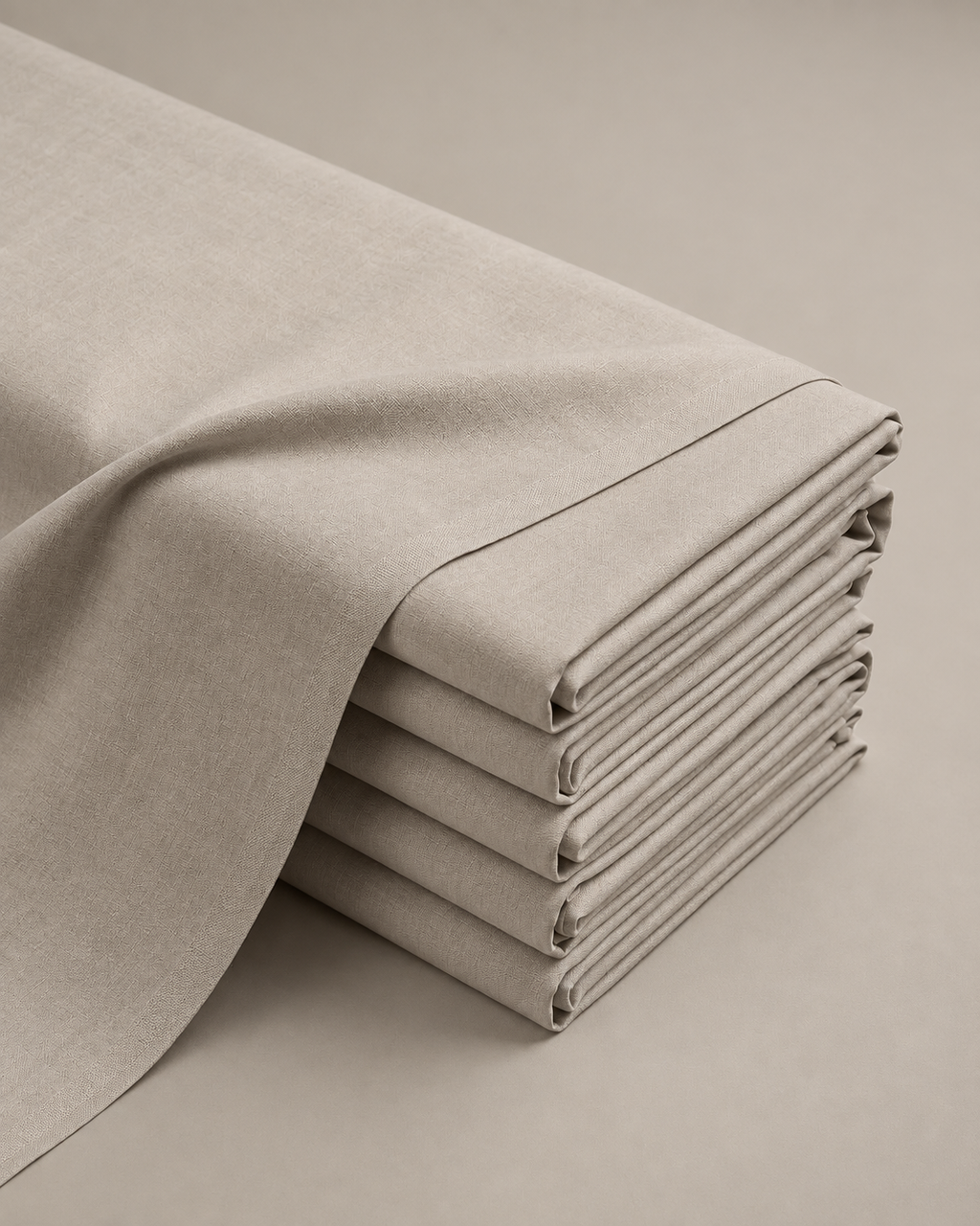 BEIGE Four Season Wash and Wear Unstitched Suit for Men