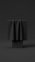 Deep Onyx Wool Suiting Fabric