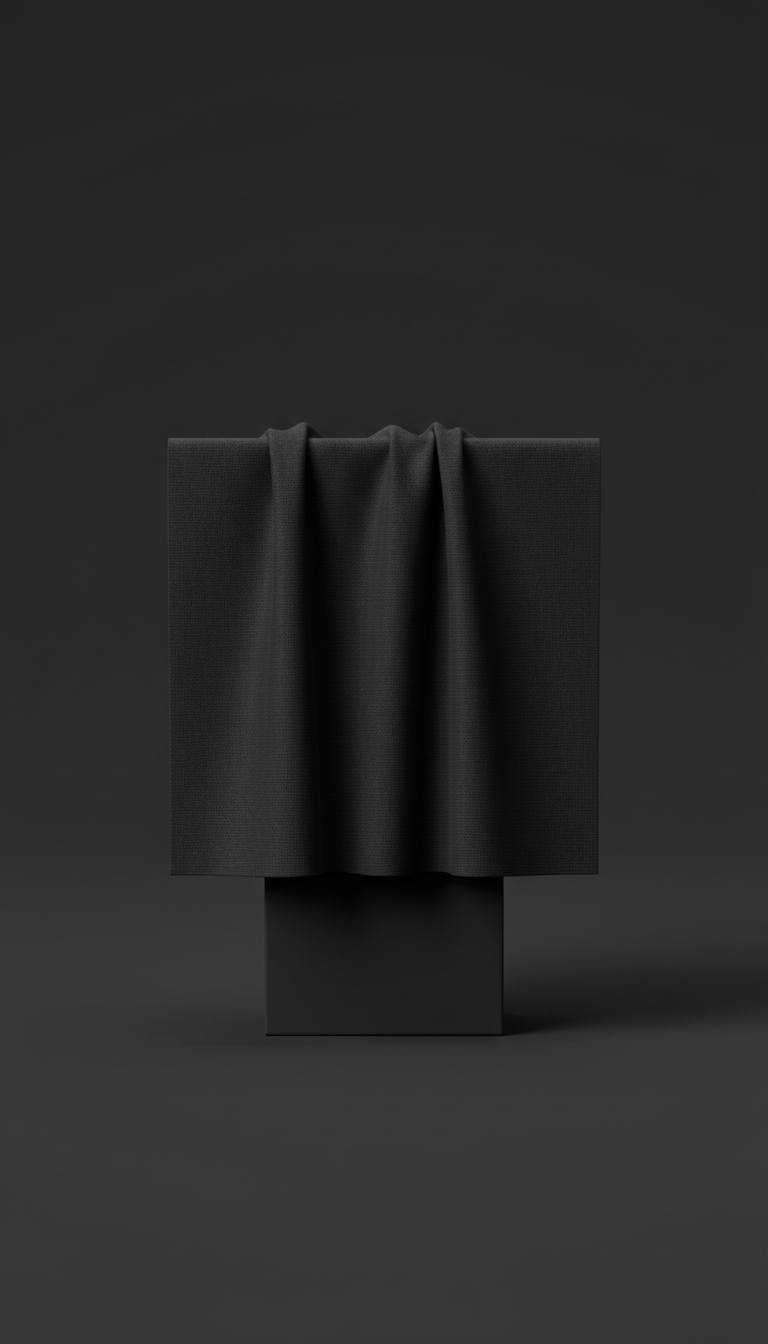 Deep Onyx Wool Suiting Fabric