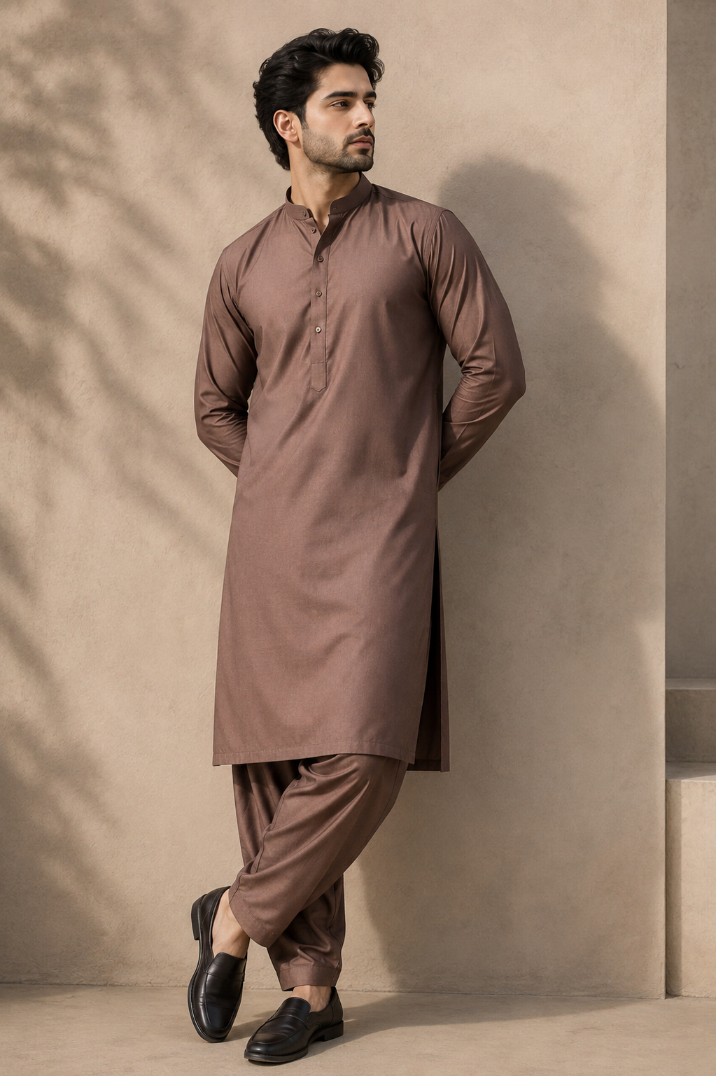 CHOCOLATE Boski Unstitched Suit for Men