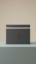 Boski fabric in embossed box