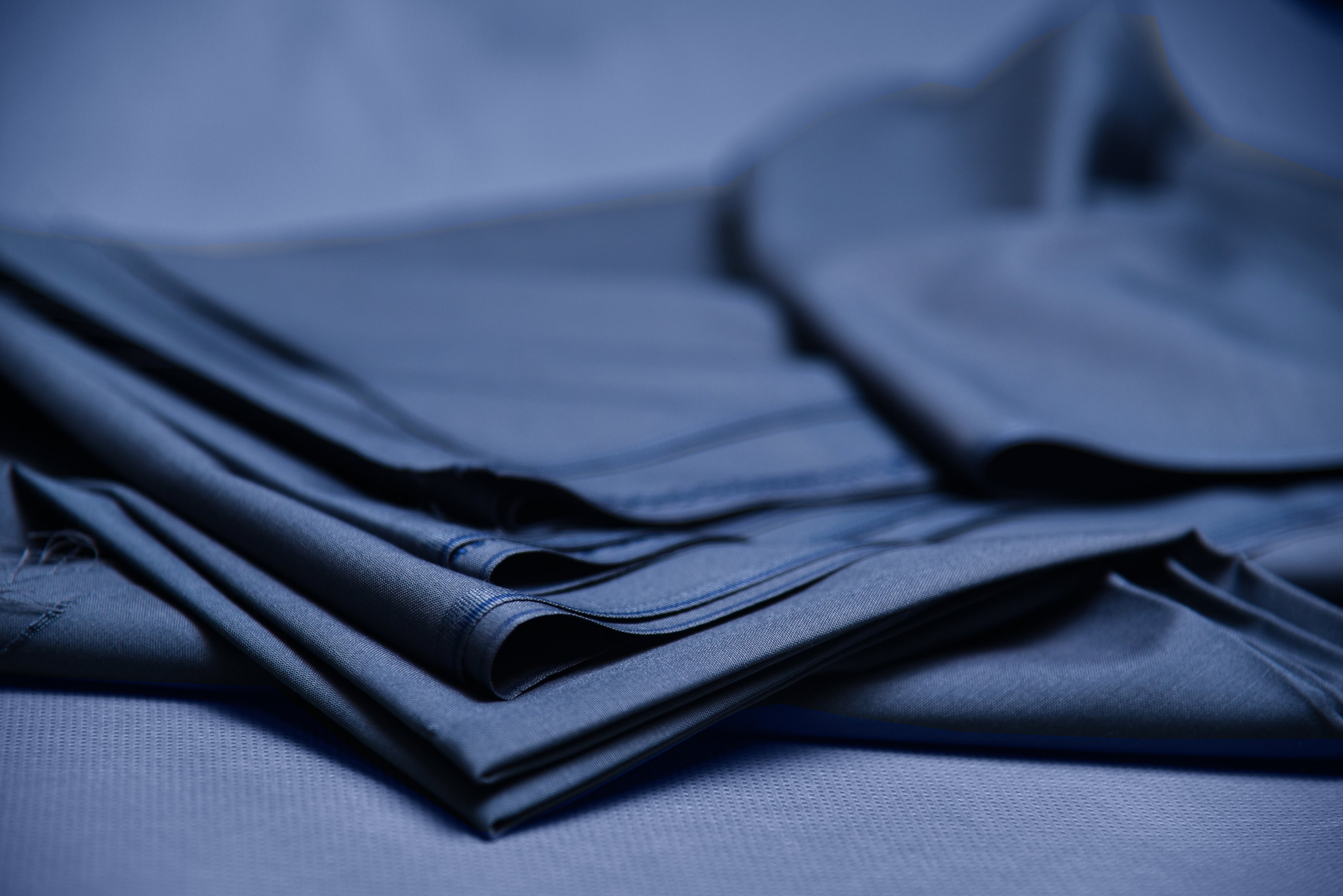 NAVY BLUE Boski Unstitched Suit for Men