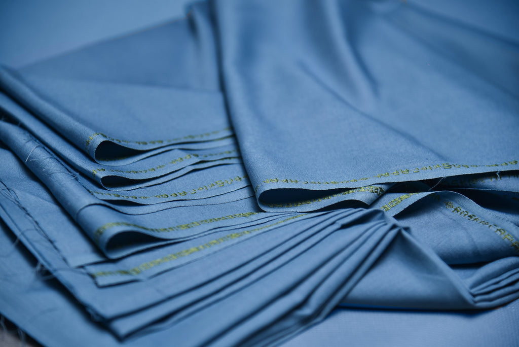ROYAL BLUE Boski Unstitched Suit for Men