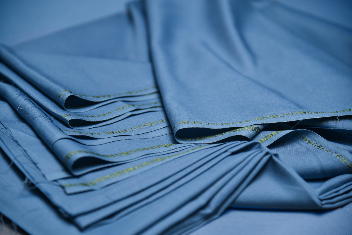ROYAL BLUE Boski Unstitched Suit for Men