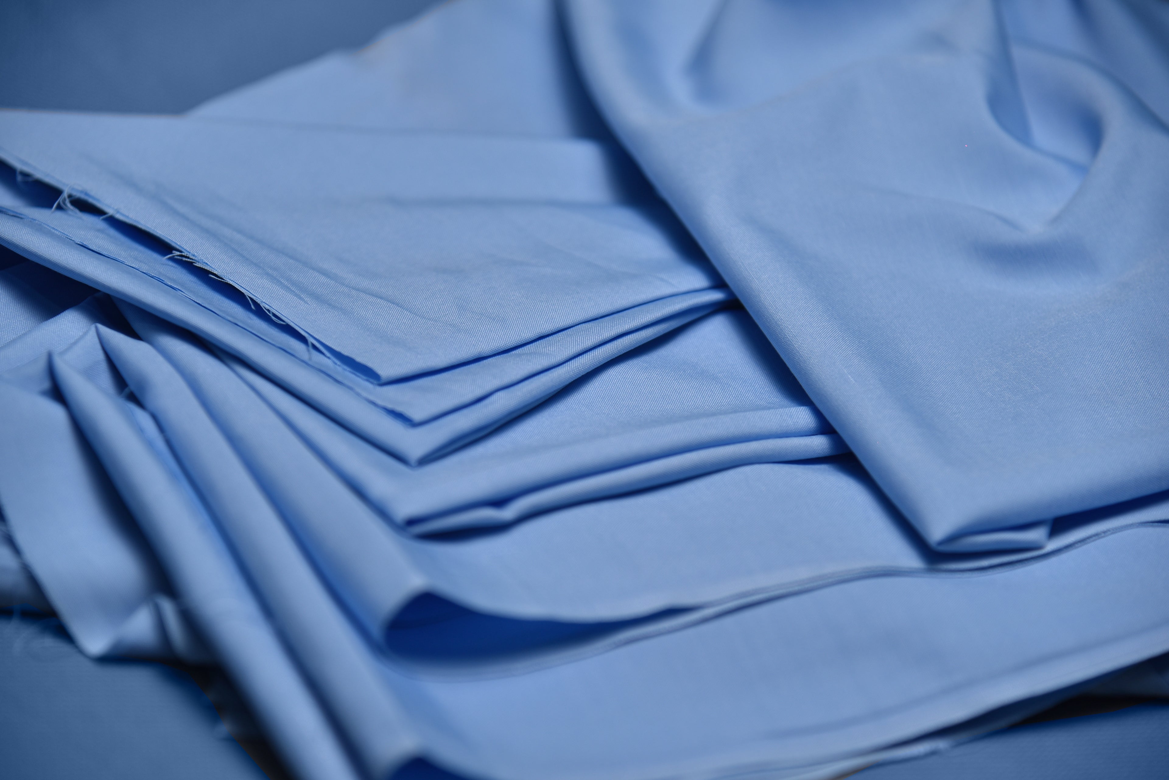 SKY BLUE Boski Unstitched Suit for Men